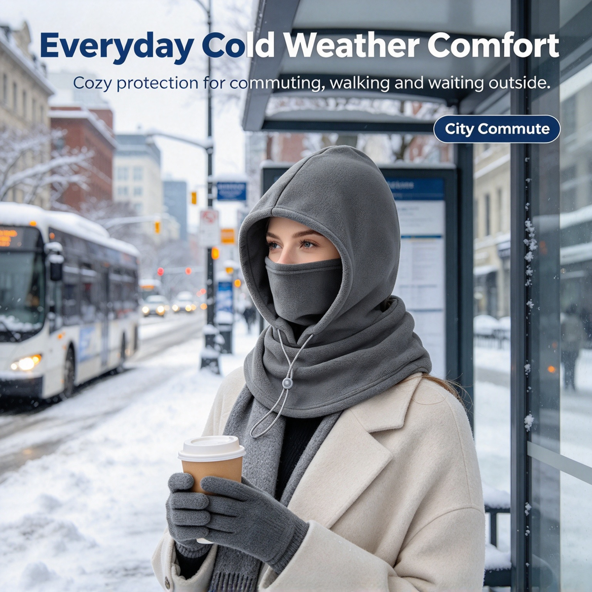 ⏳LAST DAY SALE - 50% OFF!! 3-in-1 Winter Fleece Balaclava 🧣❄️