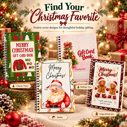 🎄 Christmas Gift Card Book🎁