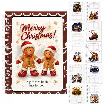 🎄 Christmas Gift Card Book – A Magical Surprise on Every Page | Durable Hardcover Gift Book 🎁