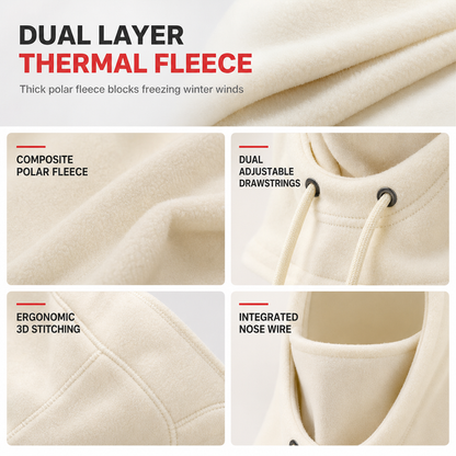 ❄️ 53% OFF! 🧣 3-in-1 Winter Fleece Balaclava – Stay Warm from Head to Neck! 🔥